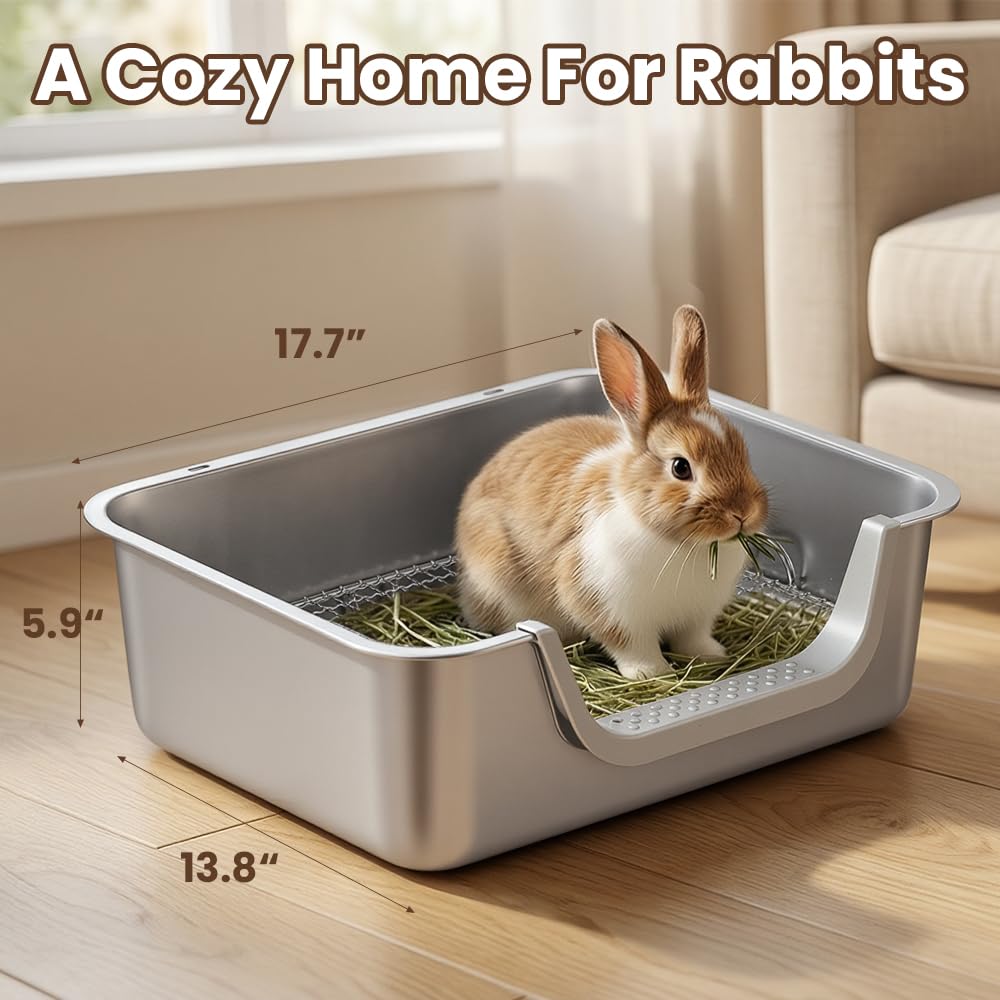 TIUUBT Rabbit usage quotidien pratique pour un coin litiere propre.