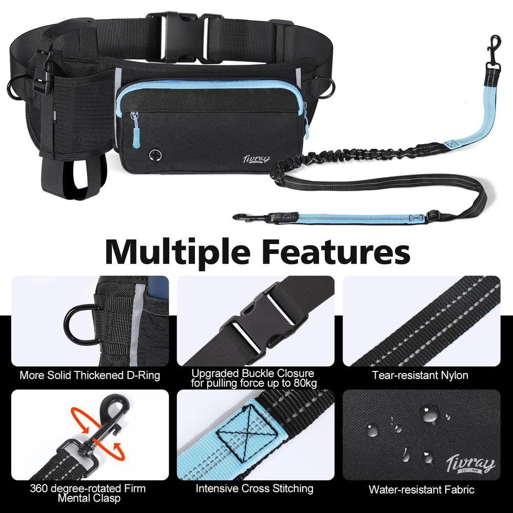 Tivray ceinture poches utilitaire, rangement rapide pour friandises et clés.