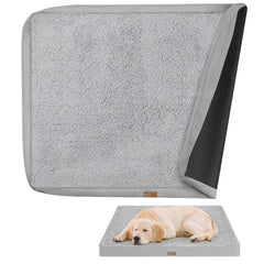 Housse Tivray pour lit de chien gris, dimension 41x27x3, ajustement précis.