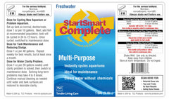 Emballage StartSmart prêt à l'emploi pour aquariums domestiques, pratique et sûr.