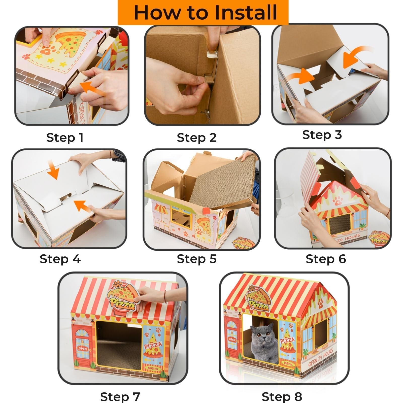 Tlence construction-carton-durable-legere, matériel léger et robuste.
