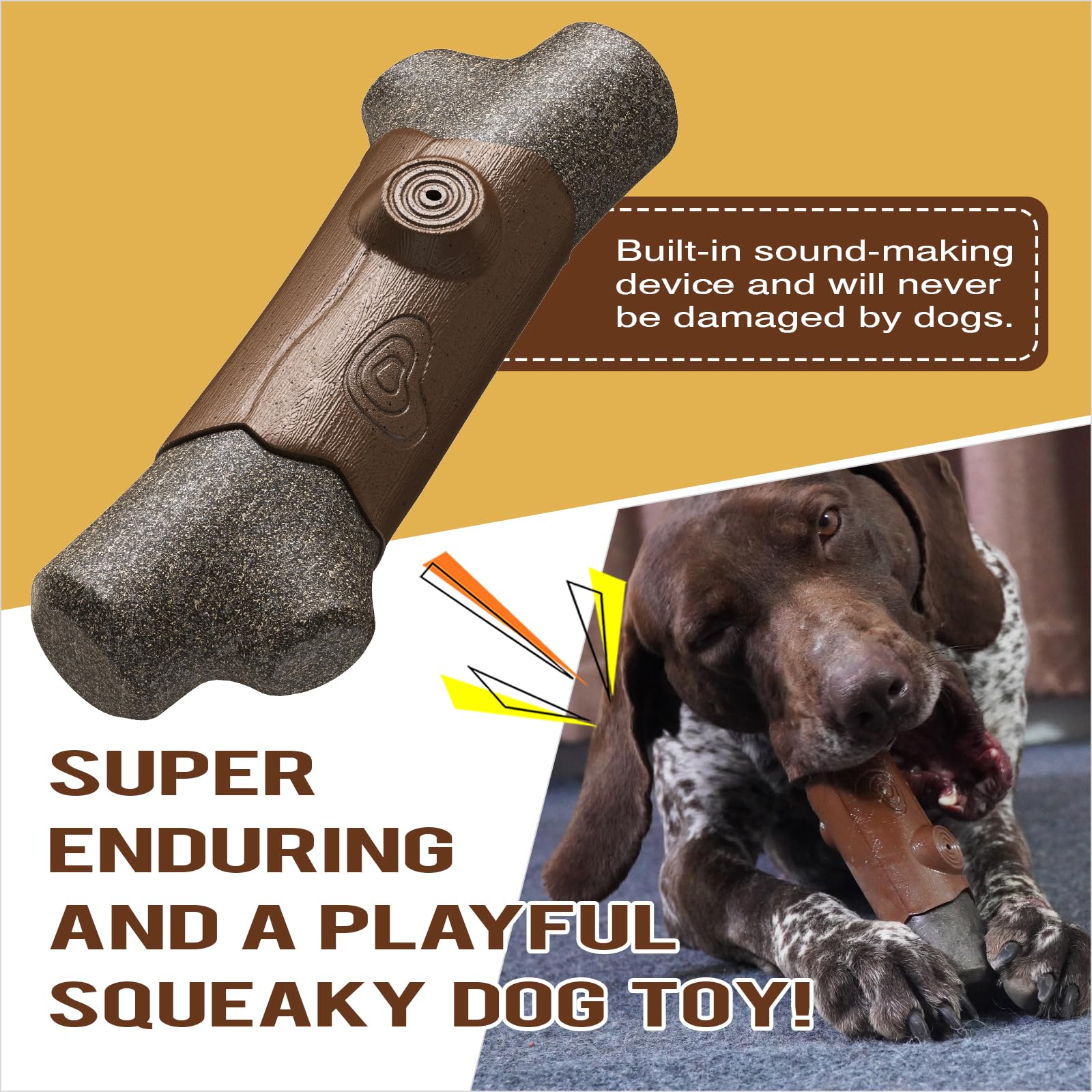 TLKNG jouet durable pour activités en extérieur avec chiens actifs
