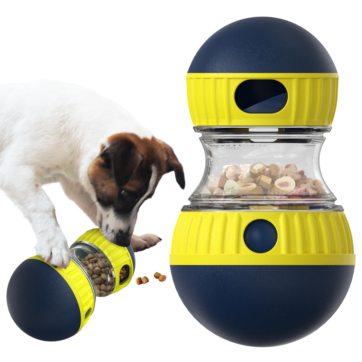 TLKNG jouet-enrichissement chien roulant stimule l'activité physique et mentale