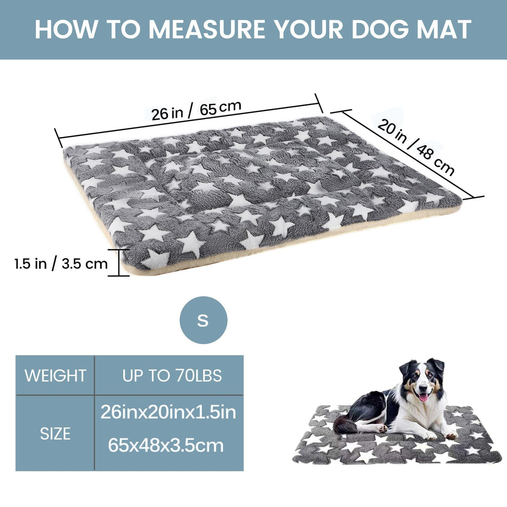 Revêtement en peluche TMbsfatn pour chien gris, toucher doux.