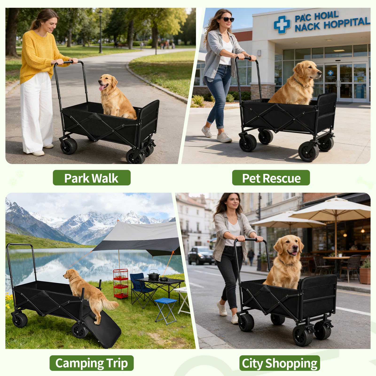 TNELTUEB Poussette-chien-tissu-impermeable-oxford, protection contre intempéries