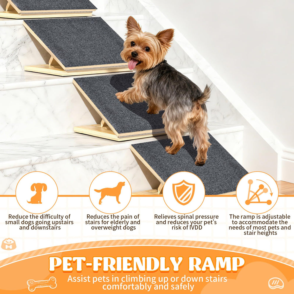 TNELTUEB rampe chien usage interieur et exterieur, acces facile