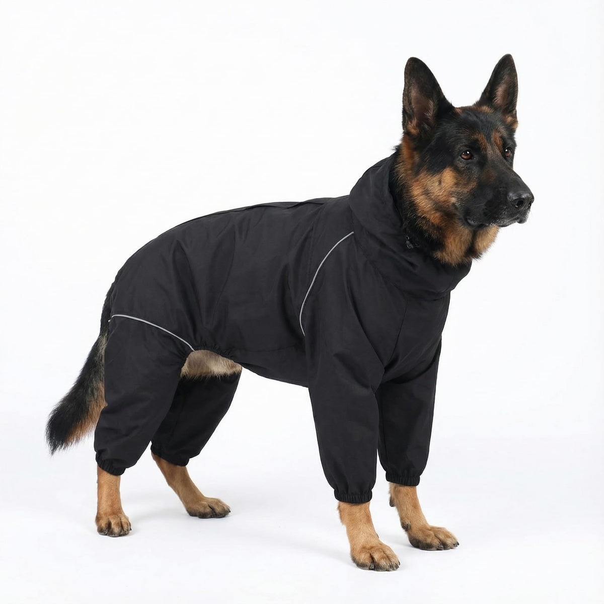 TOBOSS imperméable pour chien moyen à grand avec couverture du torse pour journées pluvieuses