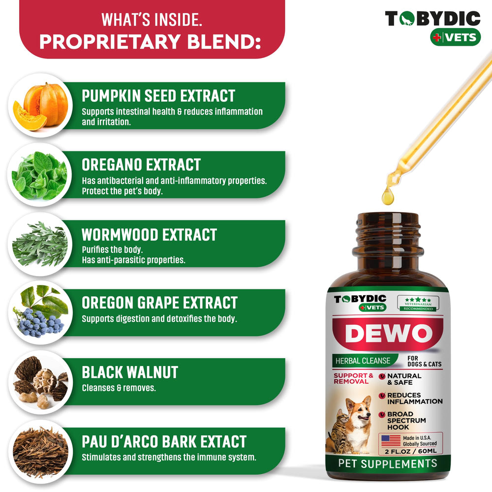 TOBYDIC ingrédients herbes naturelles offrant une solution douce pour l'appareil digestif.