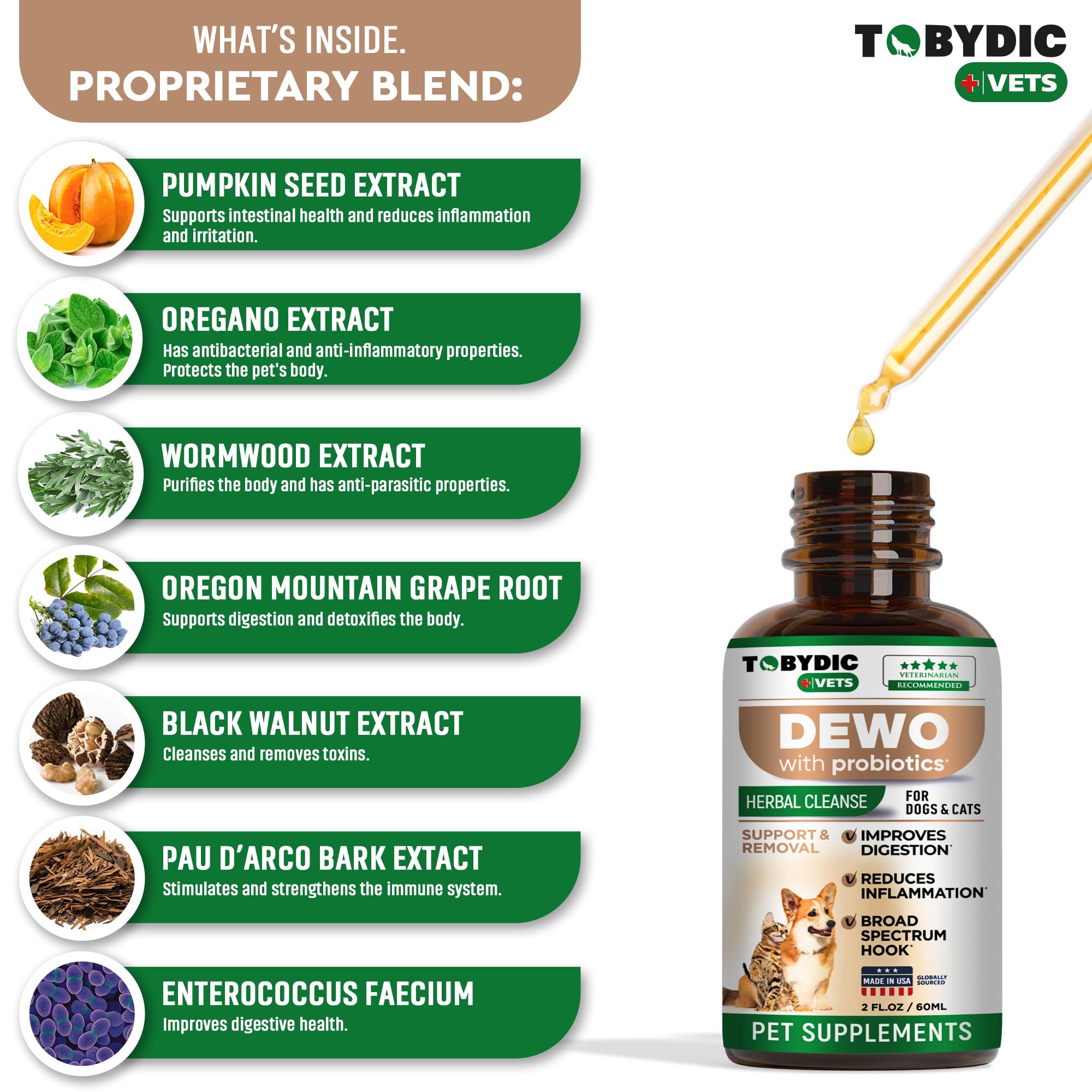 Probiotiques Tobydic pour équilibre intestinal
