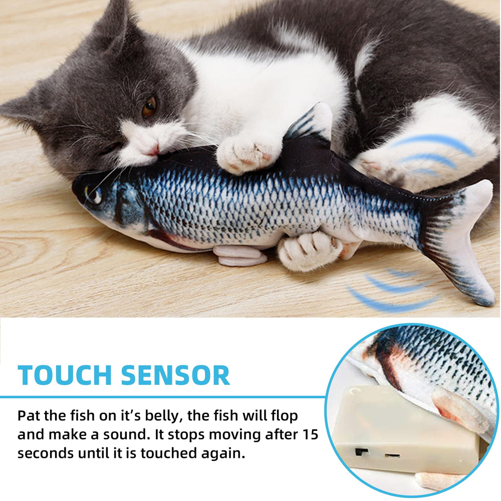Poisson Tocirelo avec herbe à chat, incite au jeu et à l exploration