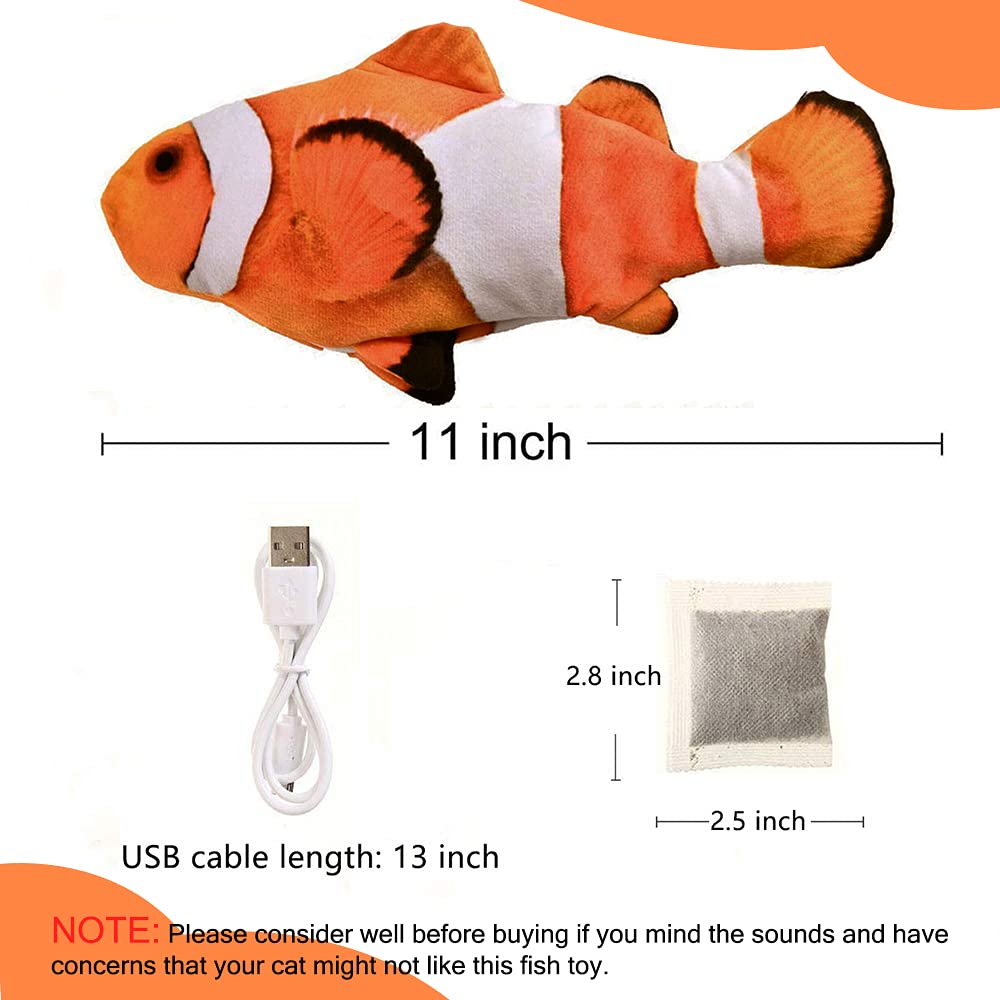Tocirelo Poisson Recharge USB, alimentation pratique et entretien facile.