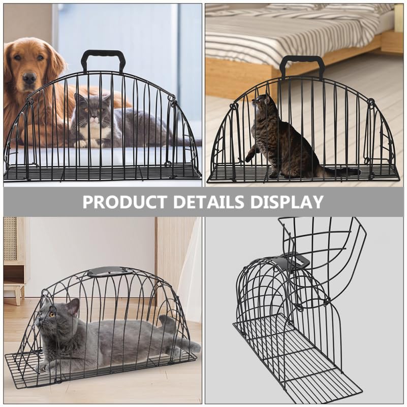 Toddmomy cage-chat utilisation en extérieur, idéal pour le toilettage en déplacement.