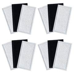 TOGGATH lot de 12 filtres carbone pour fontaine Pioneer Raindrop, filtration d’impuretés et cheveux.