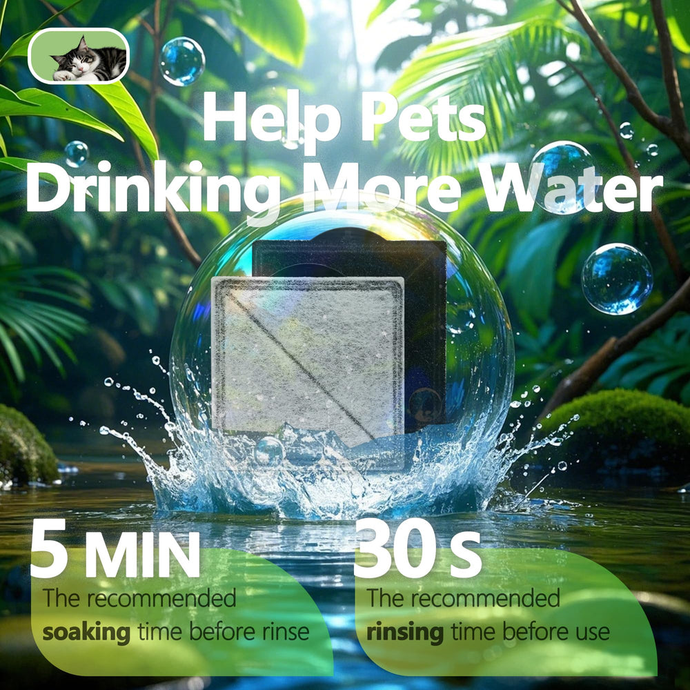TOGGATH filtre charbon – fontaine chat, eau adoucie et goût plus agréable.