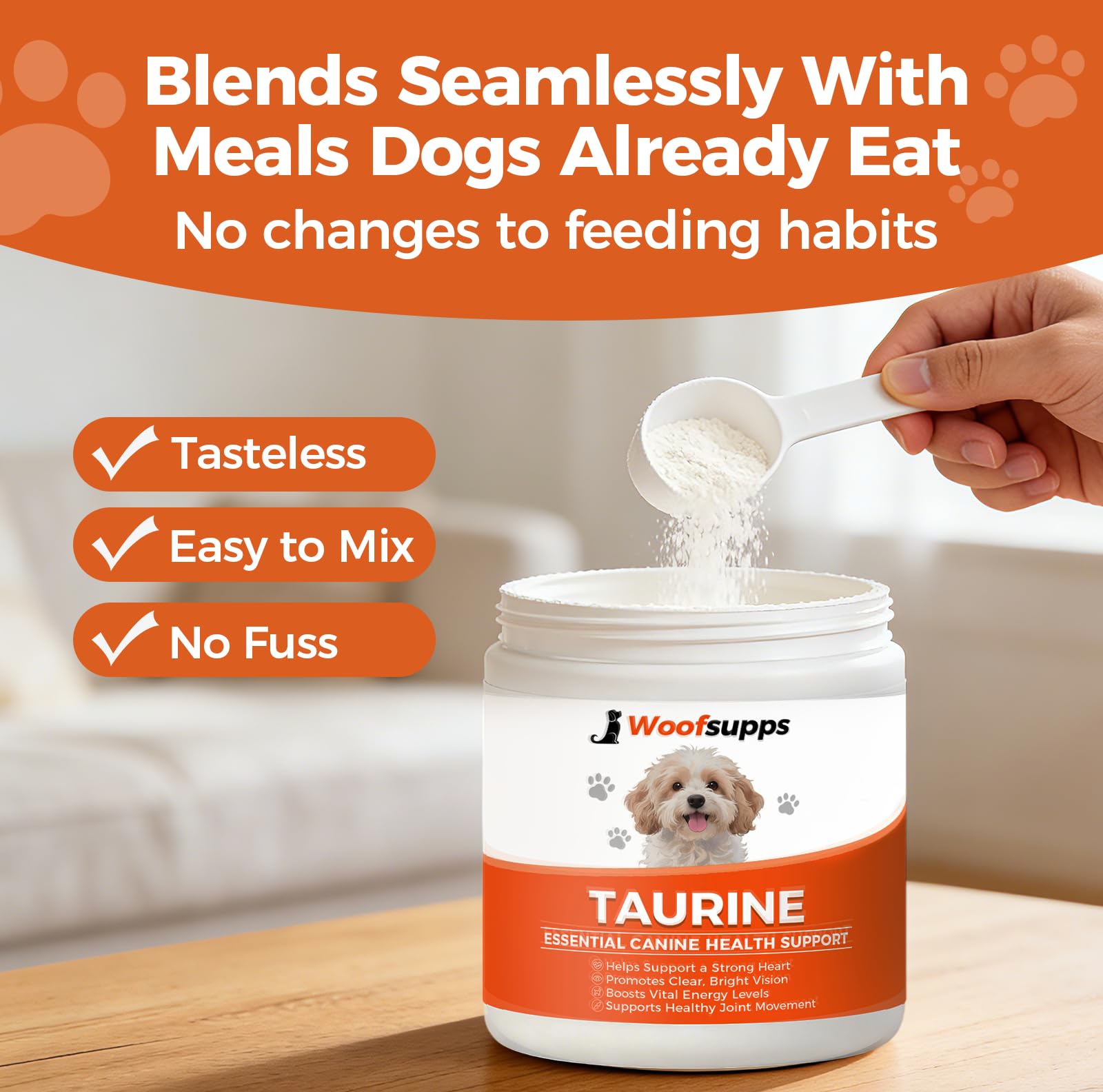 TOGOLIUN Taurine - formule pure sans additifs ni arômes.