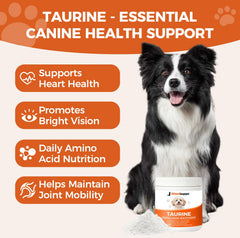 TOGOLIUN Taurine - poudre mélangée facilement dans croquettes ou pâtée.