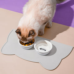 TOKAYIFE bol chat silicone anti-dérapant, bol reste en place pendant l'alimentation.