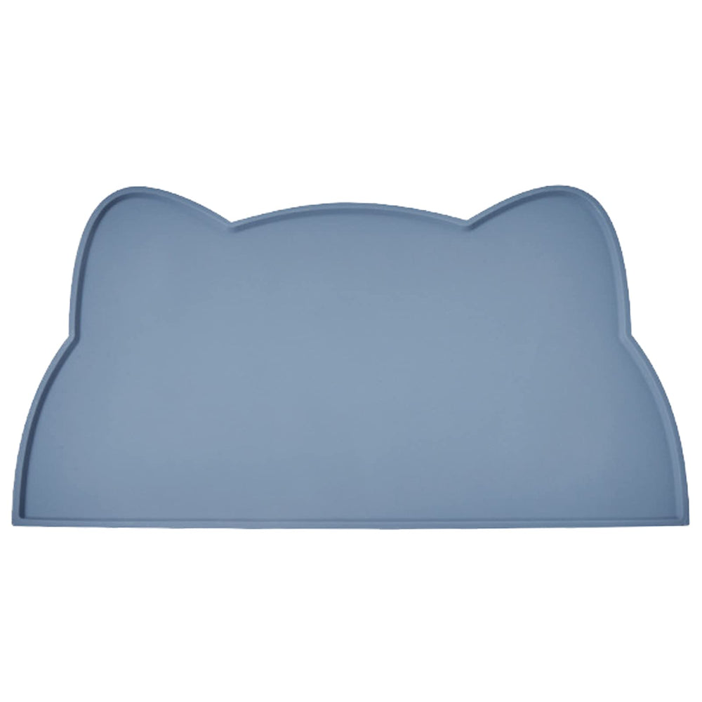 TOKAYIFE tapis-nourrissage-chat-silicone couleur pierre, facile à nettoyer et anti-débordement.
