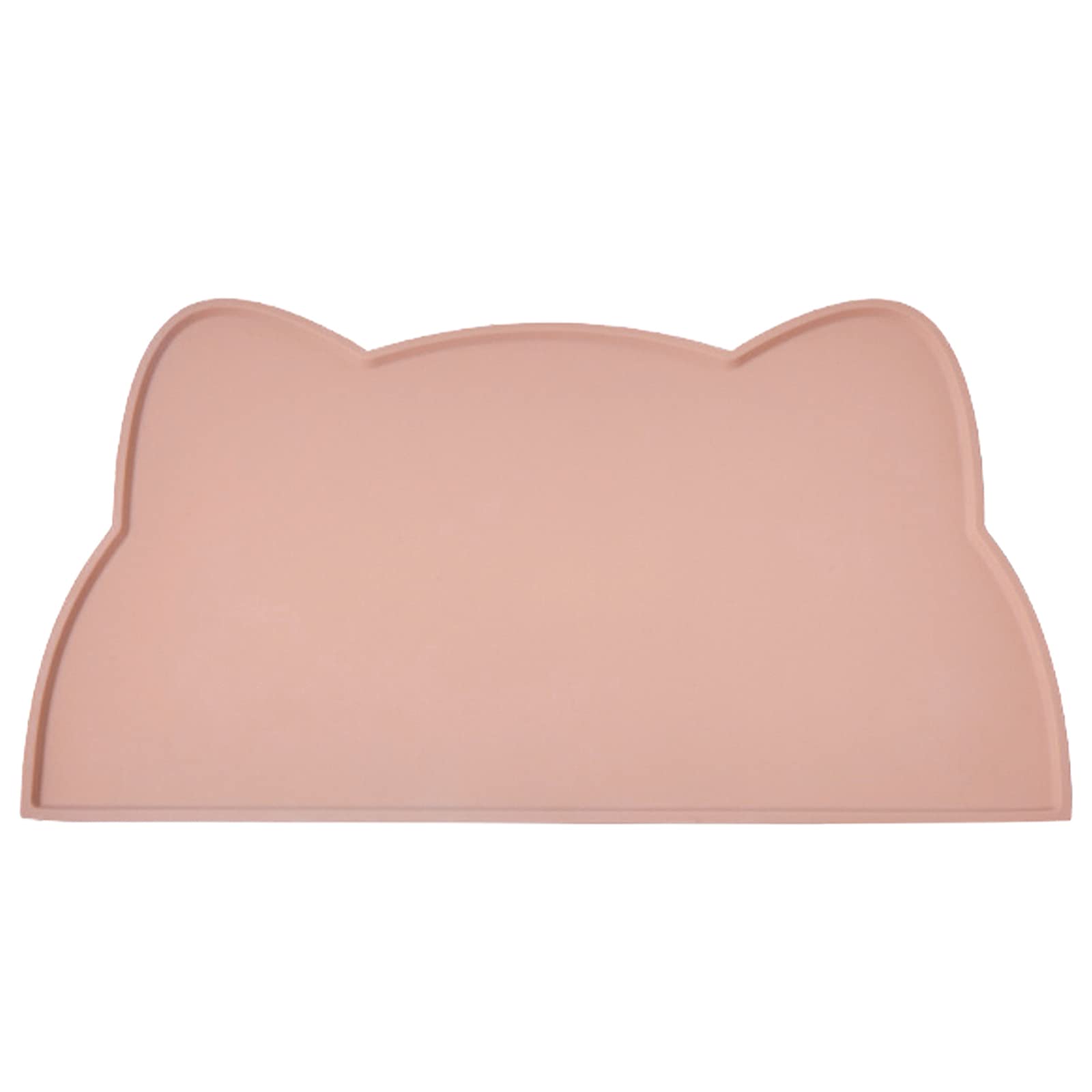 TOKAYIFE Tapis nourriture chat, vue d ensemble, silicone antiderapant et rose Tea.