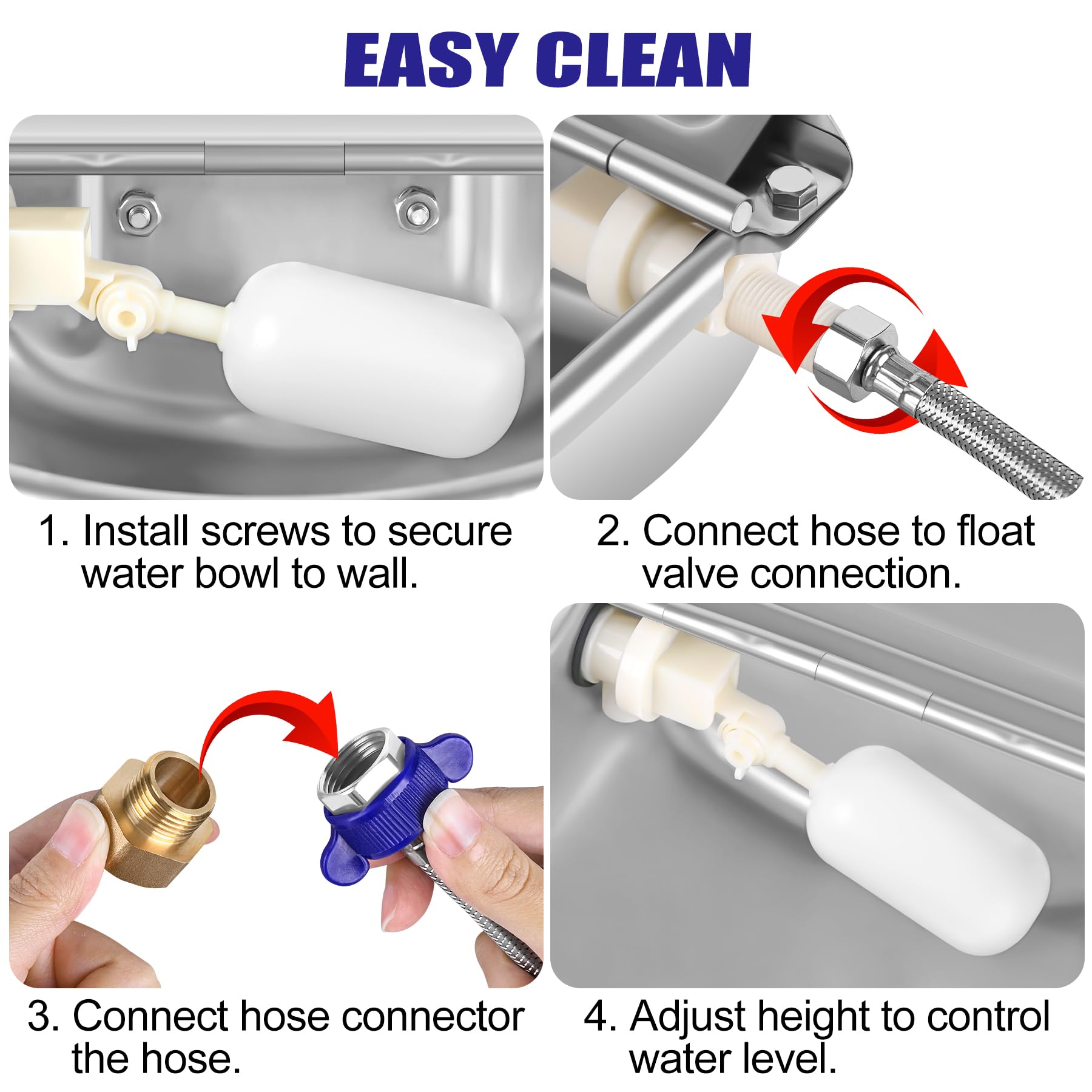 ToLanbbt bol-eau pâturage extérieur, alimentation automatique pour chevaux et chèvres