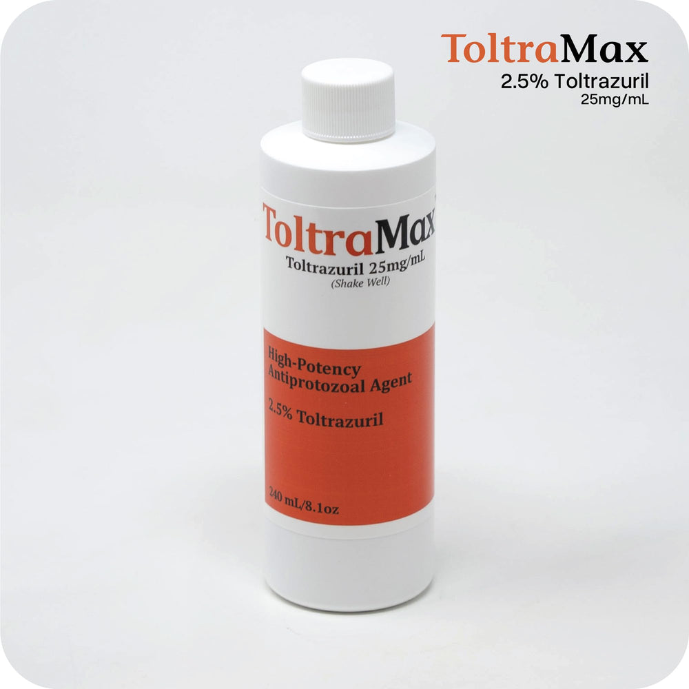 ToltraMax Toltrazuril 2,5% pour chiens: dose simple et précise.