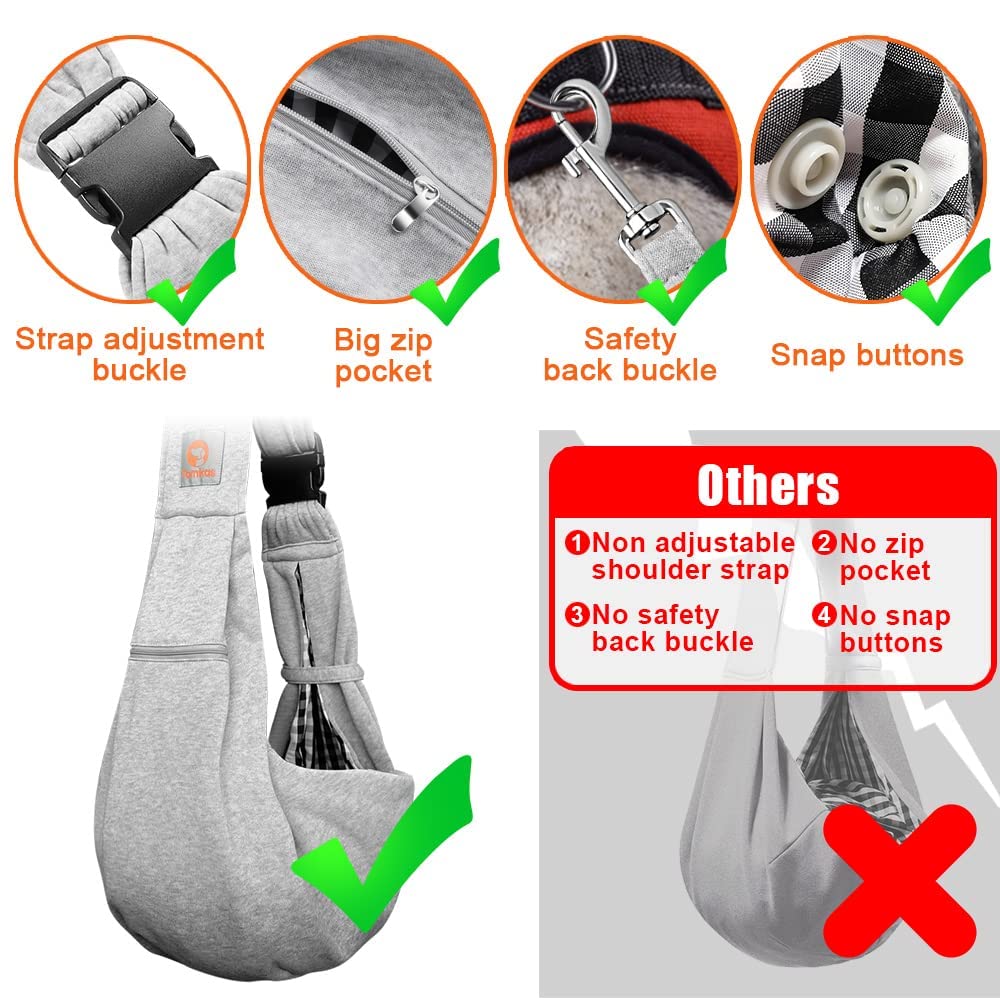 Tomkas porte-chat poids légers, pratique pour petites sorties.