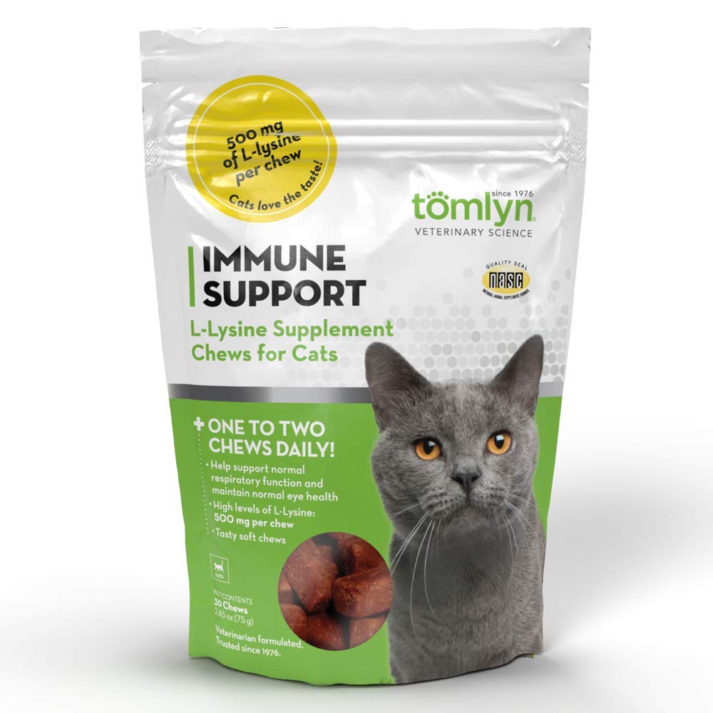 Tomlyn L-Lysine: boîte de friables immunitaires pour chat
