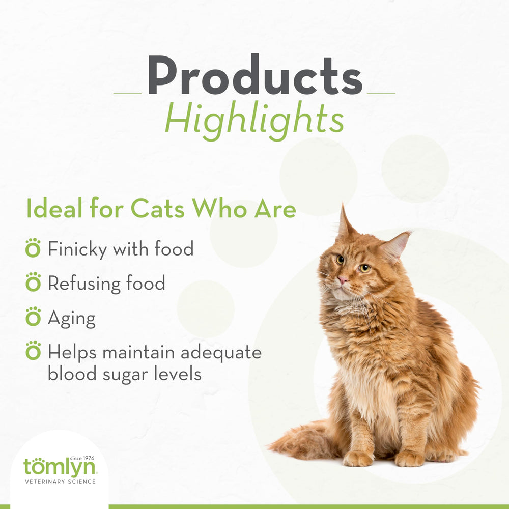 Tomlyn Nutri-Cal gel-chat-appetit : gel savoureux pouvant soutenir l'appétit des chats.