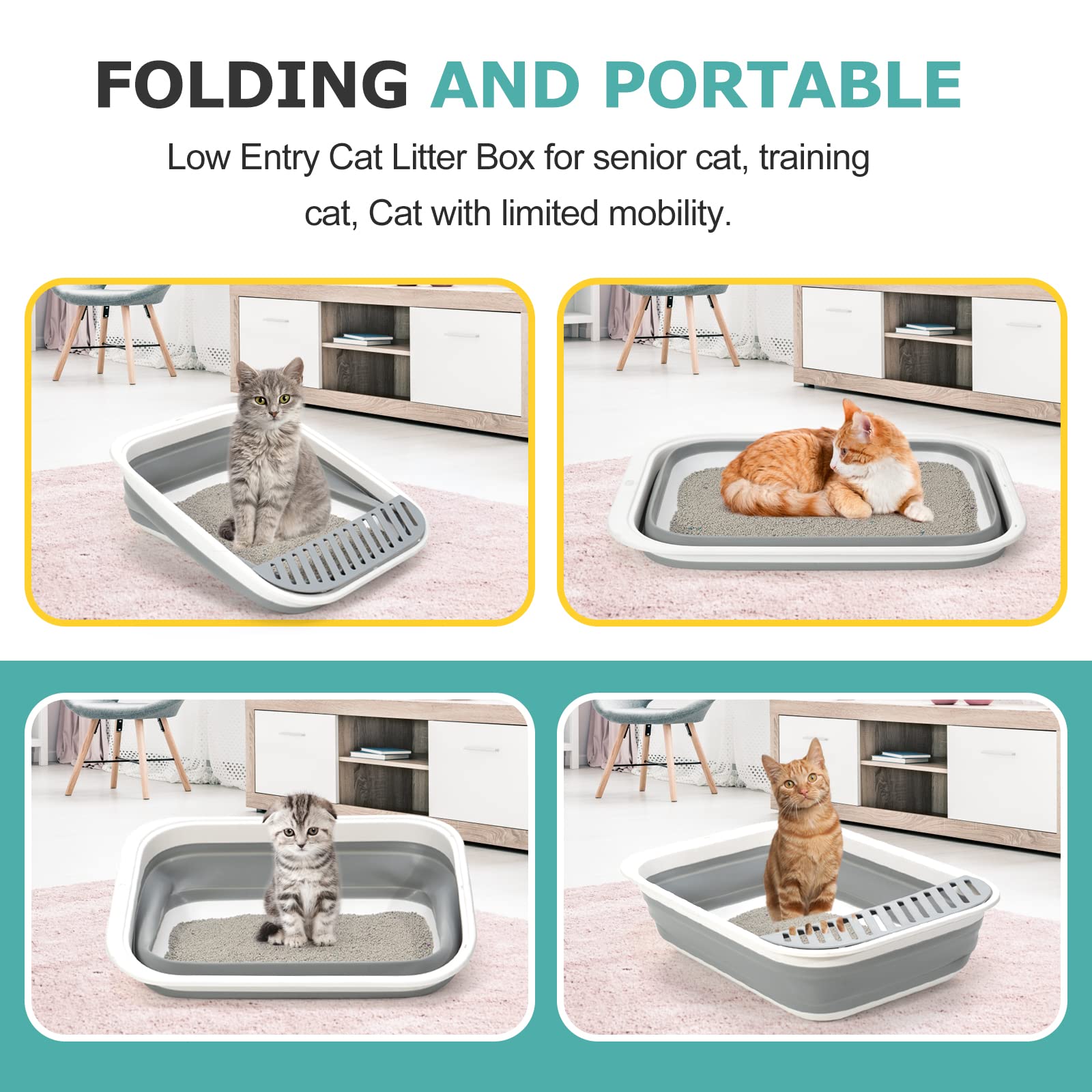 TomteNisse hauteur réglable, adaptable pour chaton ou chat adulte