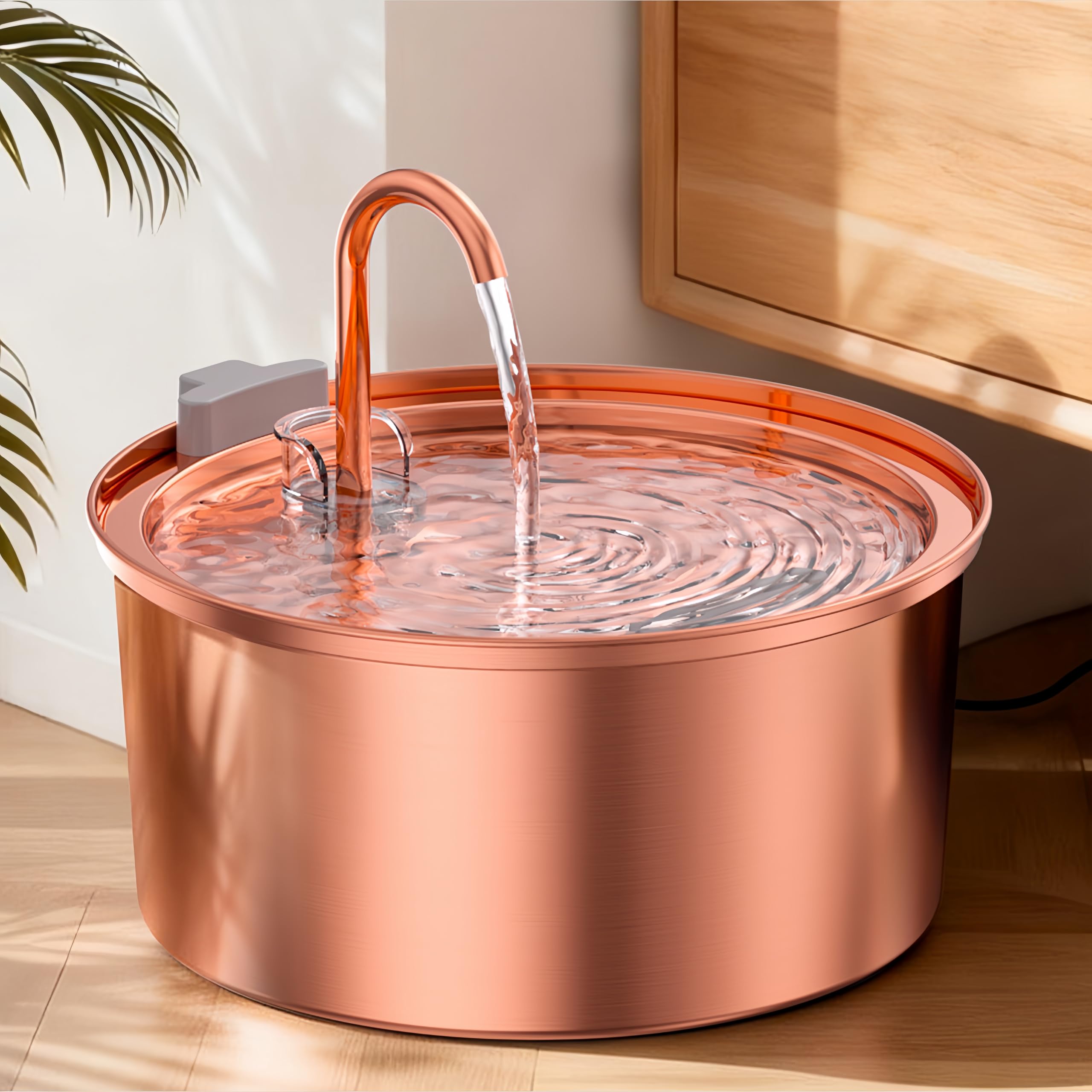 Tomxcute fontaine-cuivre-ton design intérieur élégant pour chats et maison.