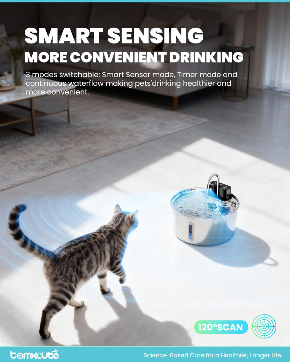 Tomxcute Filtration 4 couches pour eau plus propre et agréable