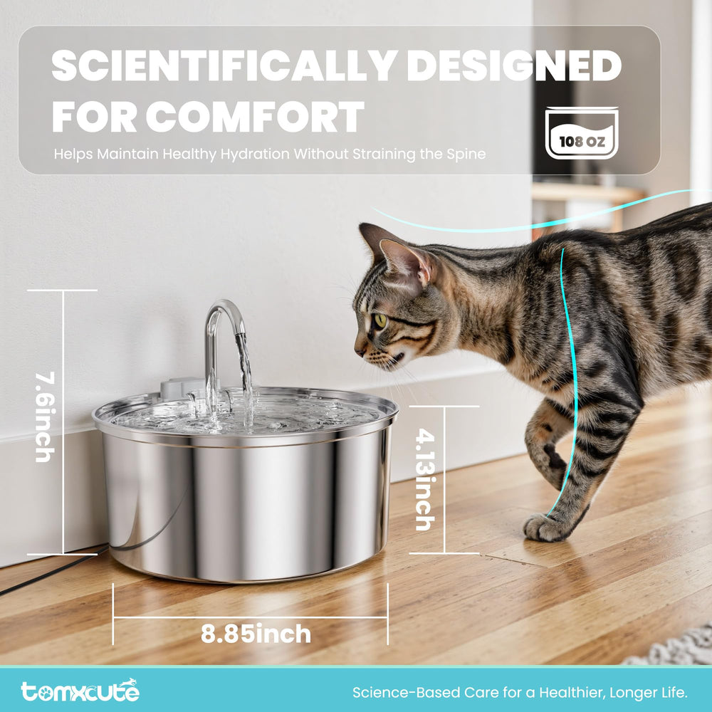 Tomxcute Filtration Quadruple Élimine odeurs et particules pour eau fraîche.