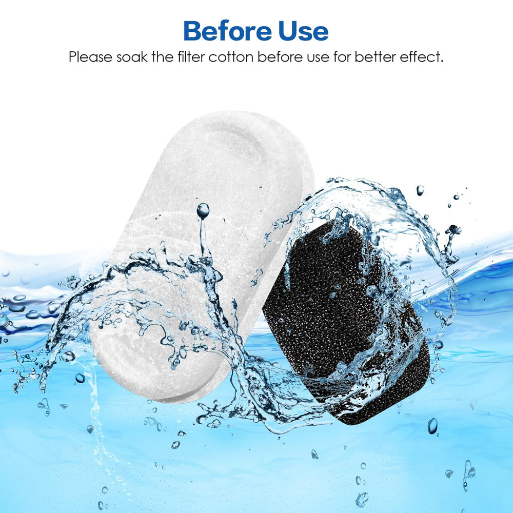 Le filtre Tomxcute pour fontaine de chat — installation-facile et rapide.
