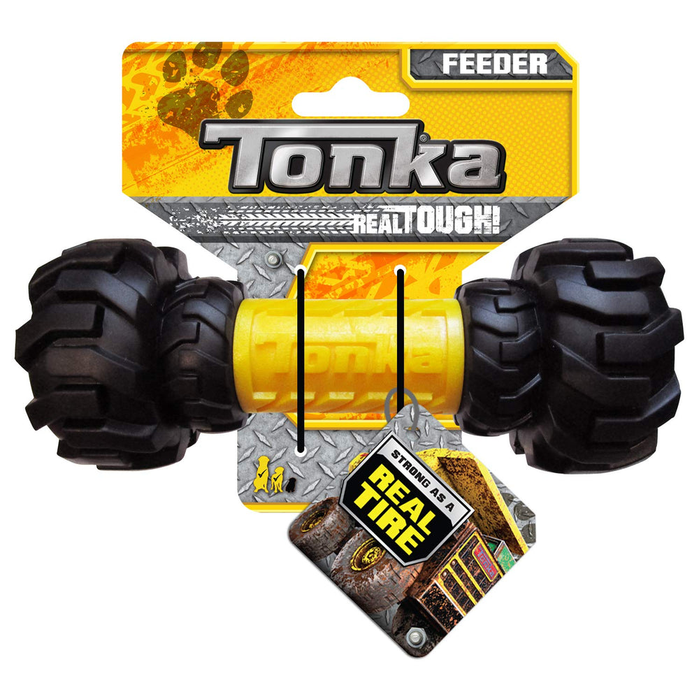 Tonka Caoutchouc Flex Tread 10,5 po, 3 anneaux, jeu interactif.