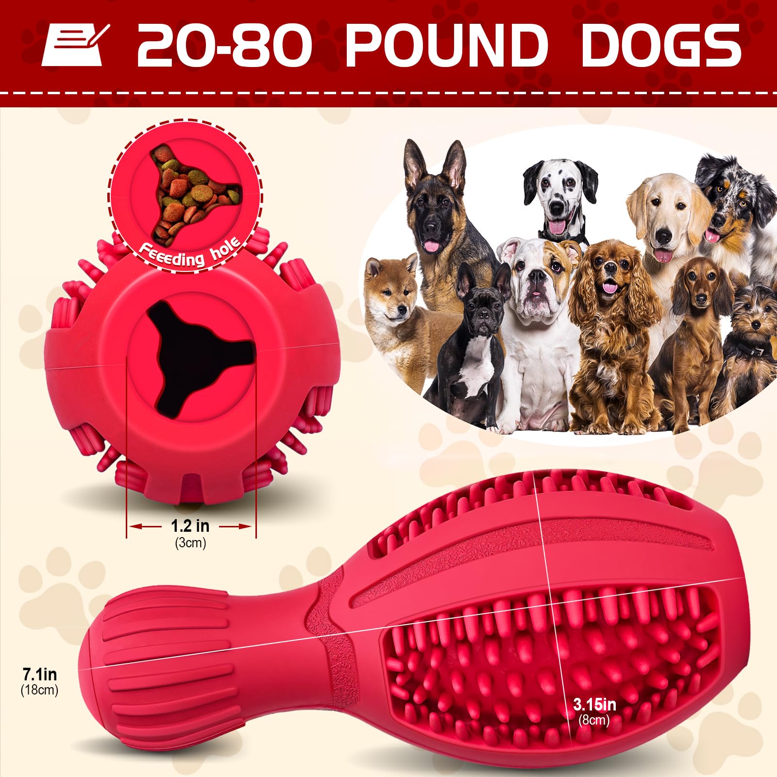 TonyEst jouet puzzle non toxique, testé par des chiens mordilleurs de grande taille.
