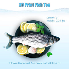 TOOGE Jouet poisson interactif en mouvement, encourage le jeu actif et l’attaque ludique.