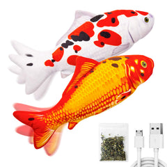 TOOGE poisson-flottant-realiste, stimulation visuelle et jeu actif pour animaux