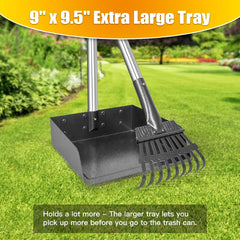 TOOGE Pooper Scooper manche 38 pouces pour atteindre sans se pencher.