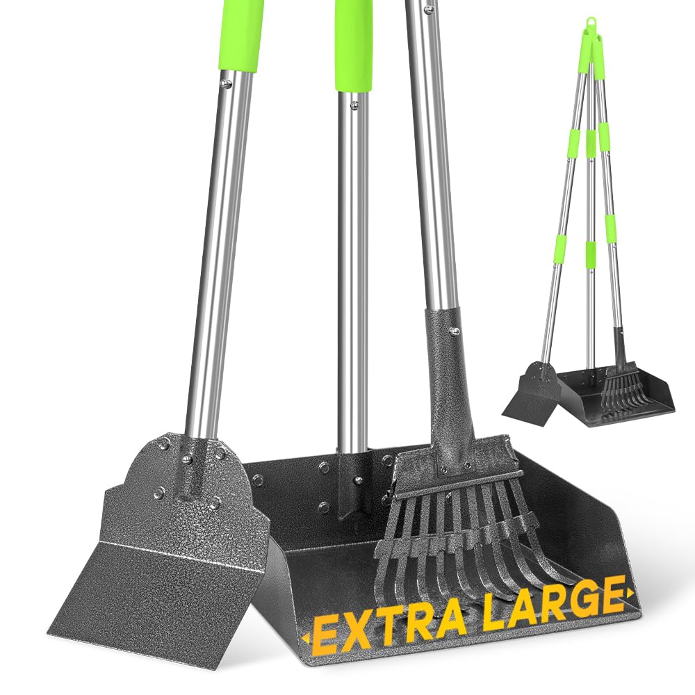 TOOGE Pooper Scooper plat 9x9-5, collecte efficace des déjections.