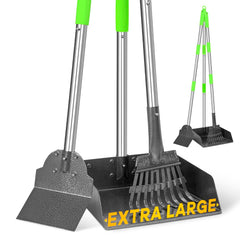 TOOGE Pooper Scooper plat 9x9-5, collecte efficace des déjections.