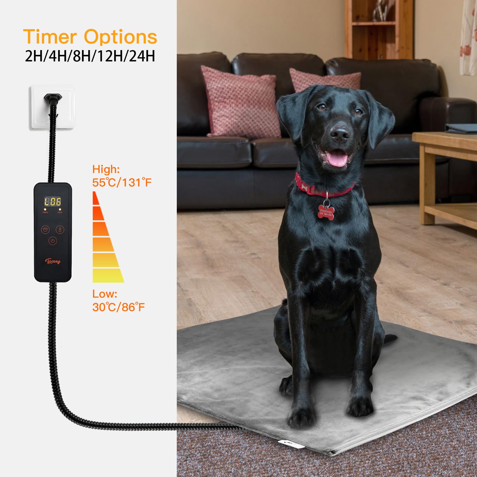 Toozey housse impermeable et lavable facilitant l entretien