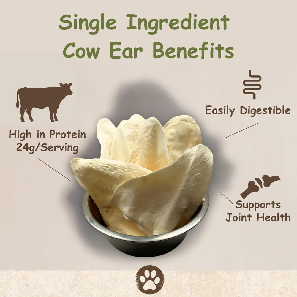 Top Dog Chews oreilles de vache epaises sachet 30, option économique.