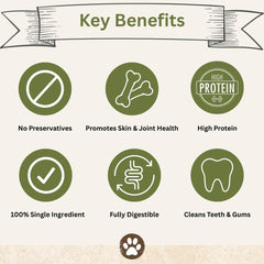 Top Dog Chews proteine-riche : récompense riche en protéines pour chiens actifs.