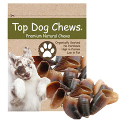 Top Dog Chews sabots-vache ensemble-emballage pour chiens de toutes tailles