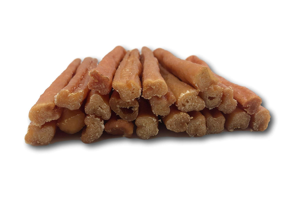 Top Dog Chews Tendon dinde ronde dentaire – soutient l'hygiène buccale.