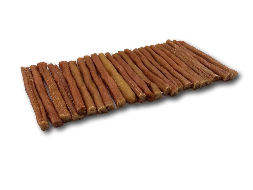 Top Dog Chews Tendon dinde ronde entraînement – renforce le lien lors du jeu.