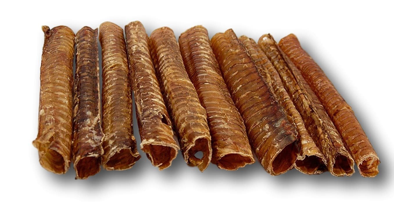 Top Dog Chews trachée de boeuf 12 pouces: favorise la mastication et la propreté