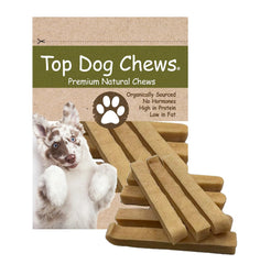 Top Dog Chews Himalayan Yak Cheese, paquet 7 morceaux, récompense savoureuse pour chien.