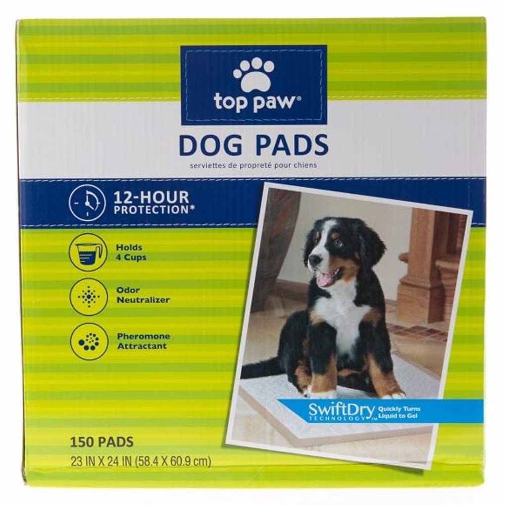 Top Paws tapis absorbants pour chien, parfait pour l’entraînement intérieur et la gestion des besoins