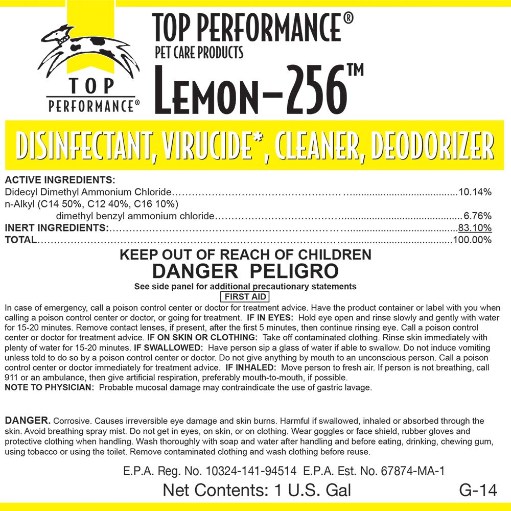 Top Performance 256 – solution sans rinçage pour désinfection pratique.